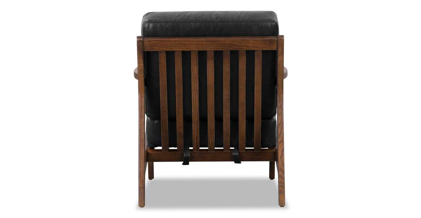 Poltrona in pelle Verity