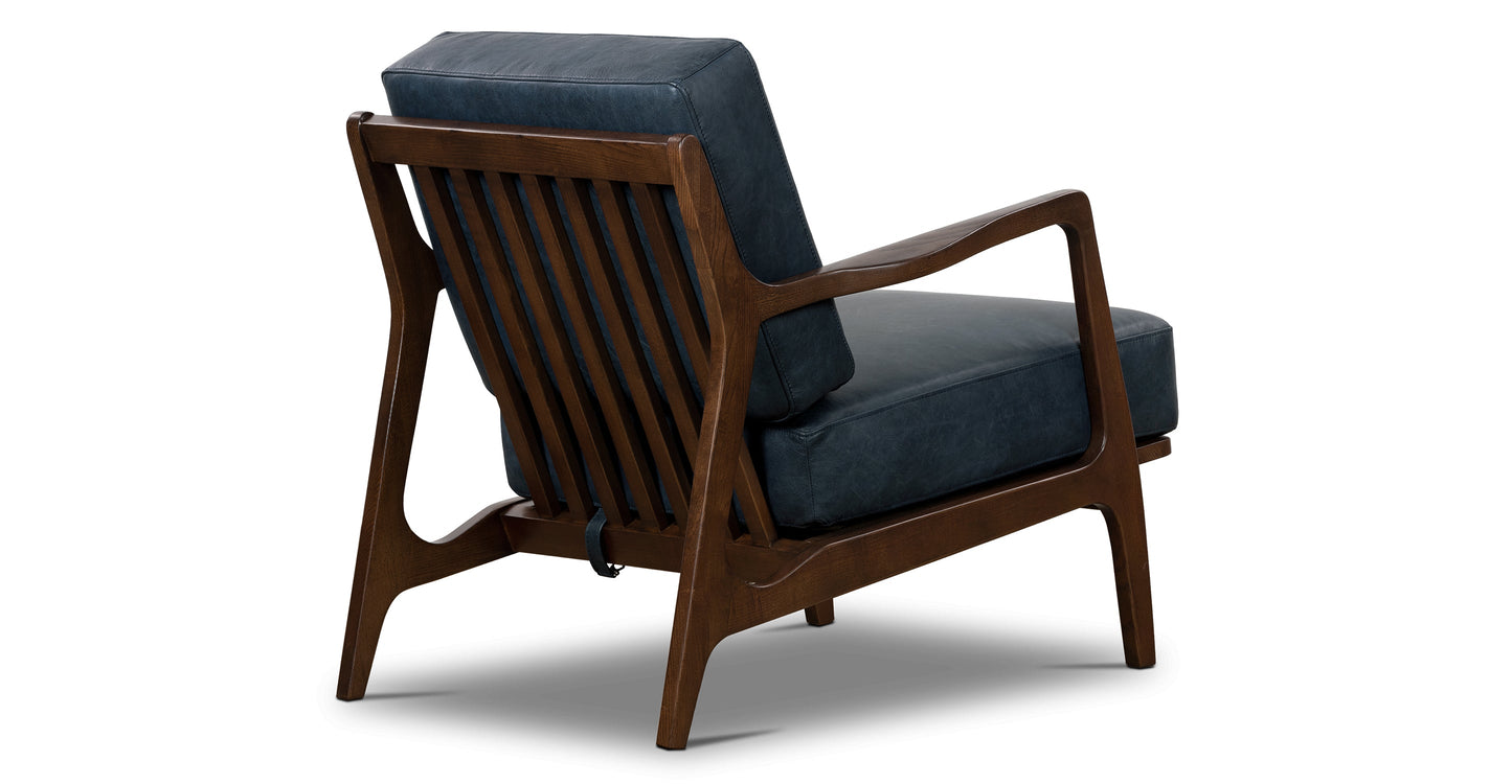 Poltrona in pelle Verity