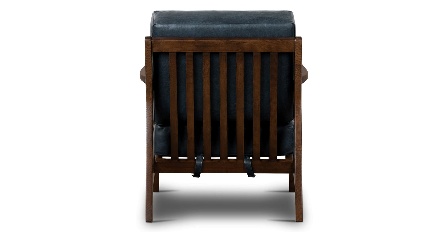 Poltrona in pelle Verity