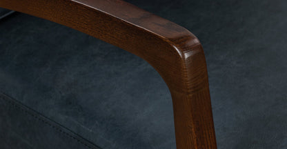 Poltrona in pelle Verity