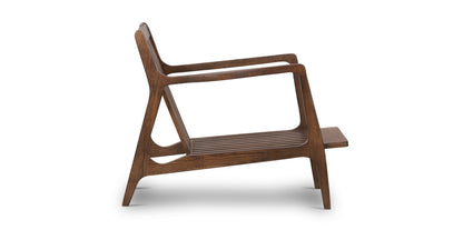 Poltrona in pelle Verity