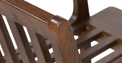 Poltrona in pelle Verity