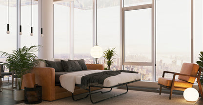 Poltrona in pelle Verity