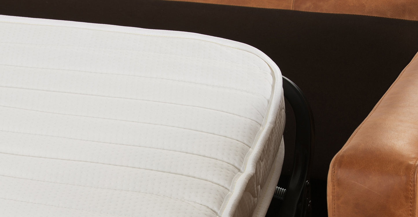 Divano letto trasformabile estraibile in pelle Napa 82