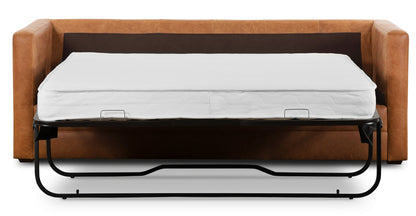 Divano letto trasformabile estraibile in pelle Napa 82