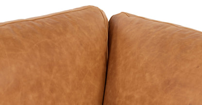 Divano angolare in pelle Napa