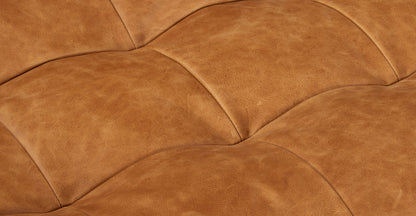 Divano angolare in pelle Napa