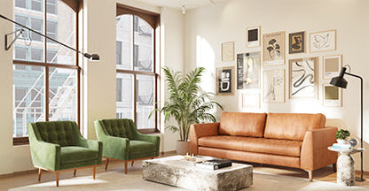 Poltrona in tessuto Gus