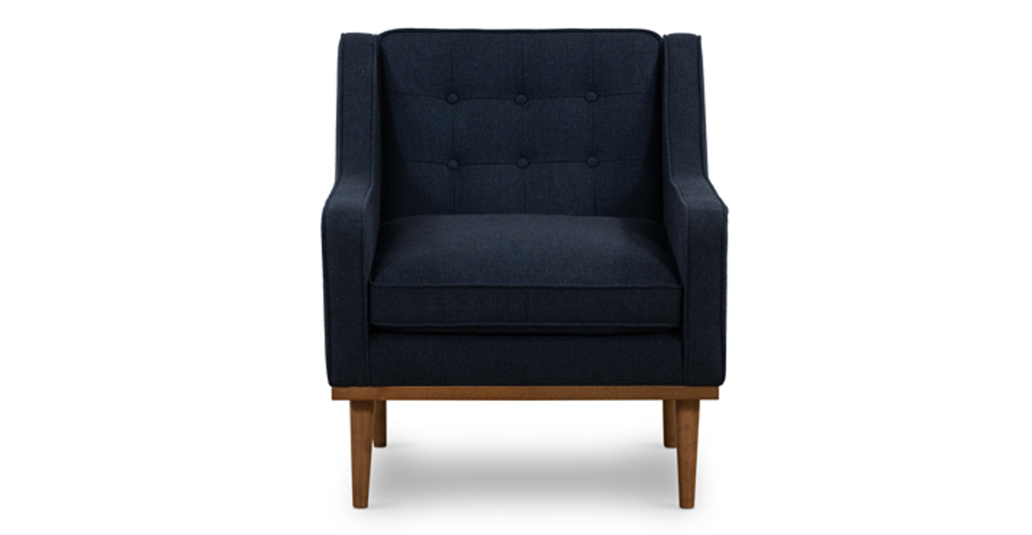 Poltrona in tessuto Gus