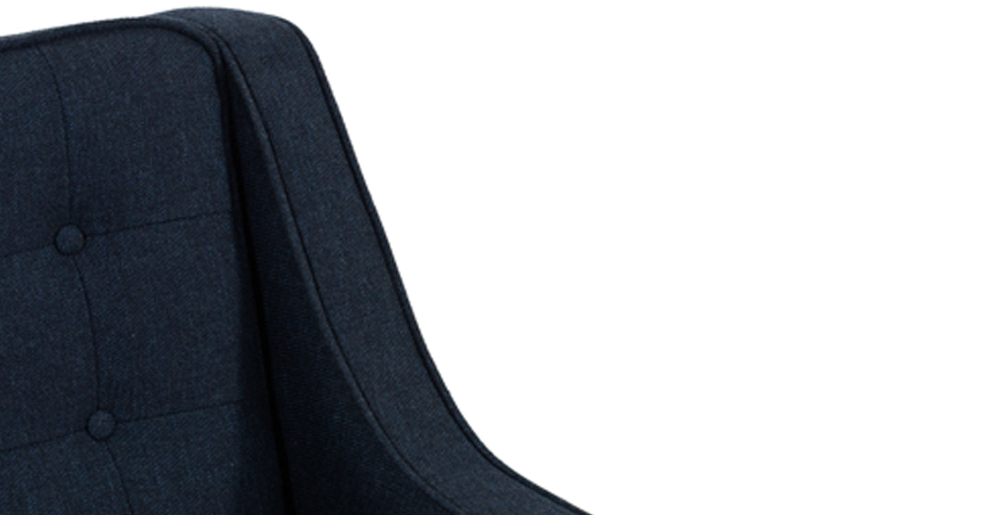 Poltrona in tessuto Gus