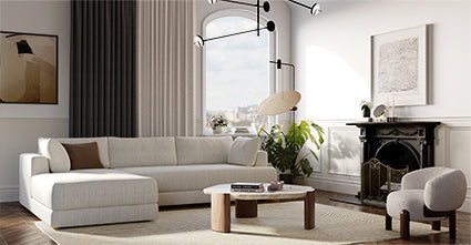 Divano componibile Marcel con seduta rivolta a sinistra