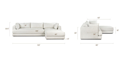 Divano componibile Marcel rivolto a destra