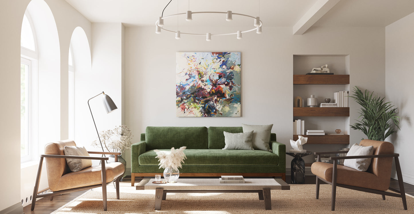 Divano in velluto Zyon