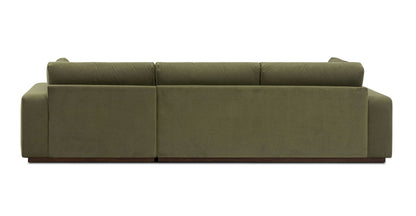 Divano componibile Malaga Velvet rivolto a destra