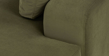 Divano componibile Malaga Velvet rivolto a destra