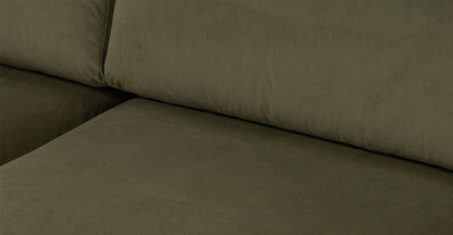 Divano componibile Malaga Velvet rivolto a destra