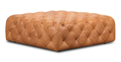 Pouf in pelle di Torino