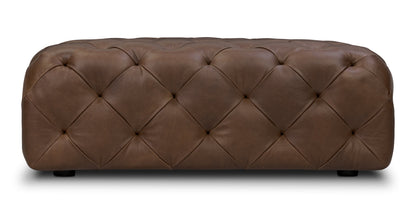 Pouf in pelle di Torino