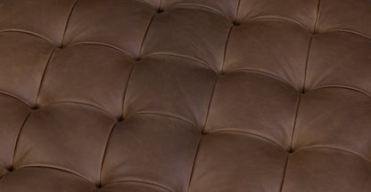 Pouf in pelle di Torino