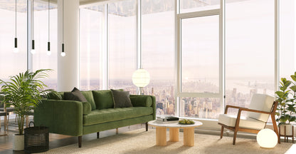 Divano in velluto Napa