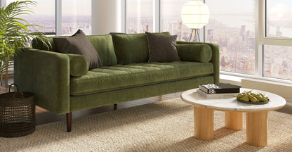 Divano in velluto Napa