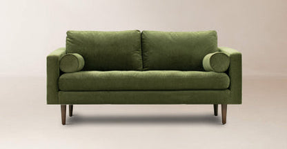 Divano da appartamento in velluto Napa 72