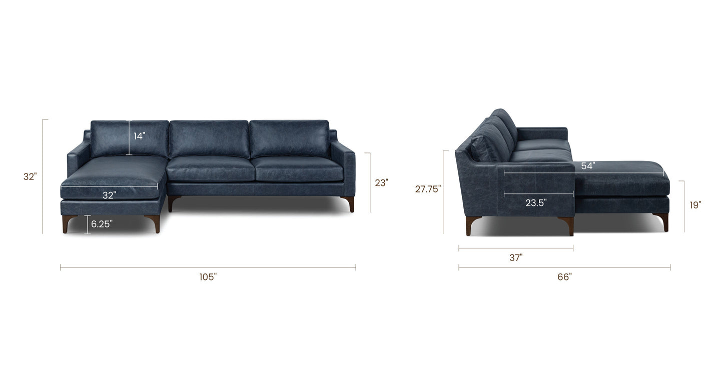 Divano componibile Sorrento con vista a sinistra