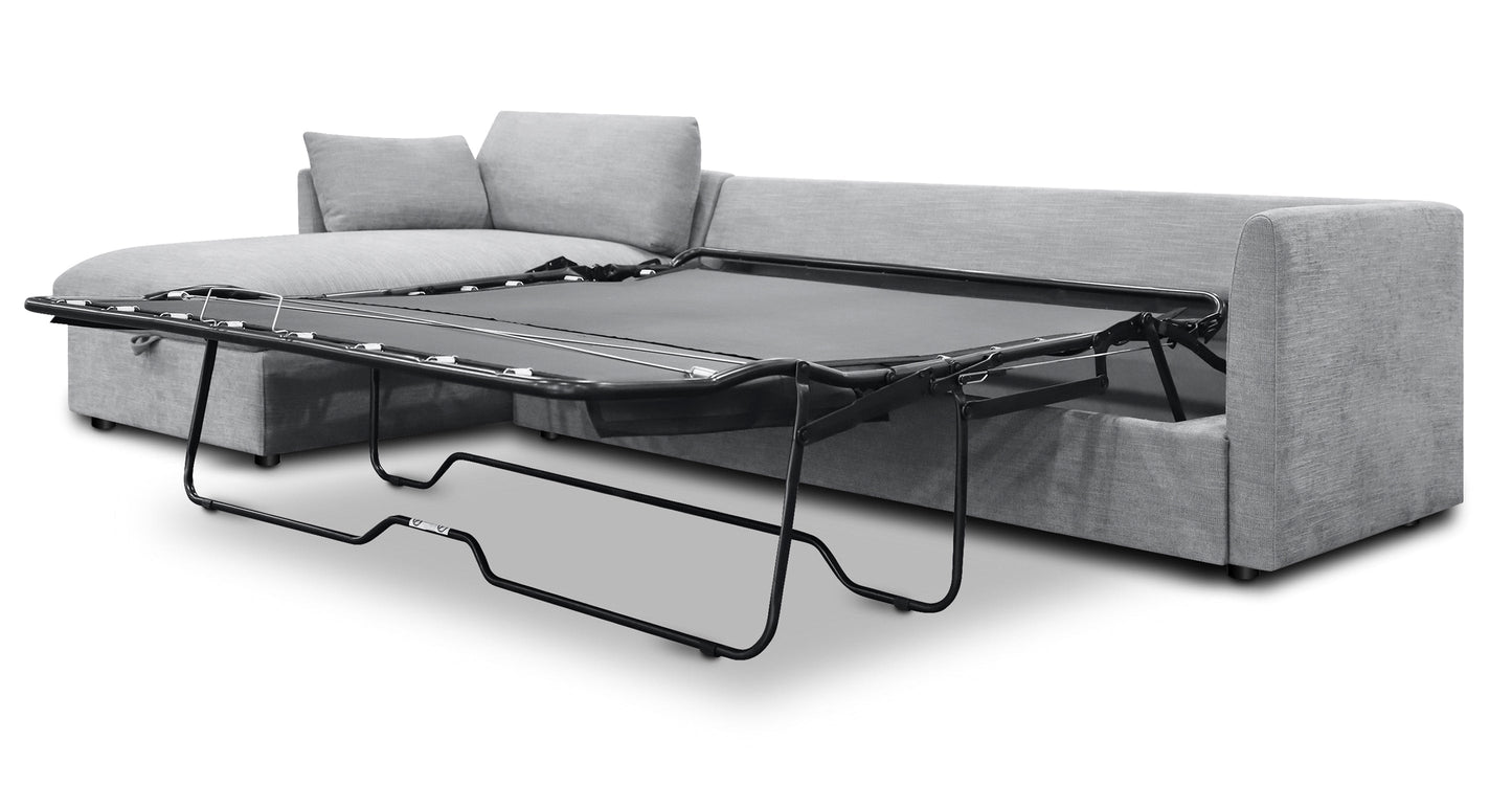 Divano letto componibile Argos con letto rivolto a sinistra