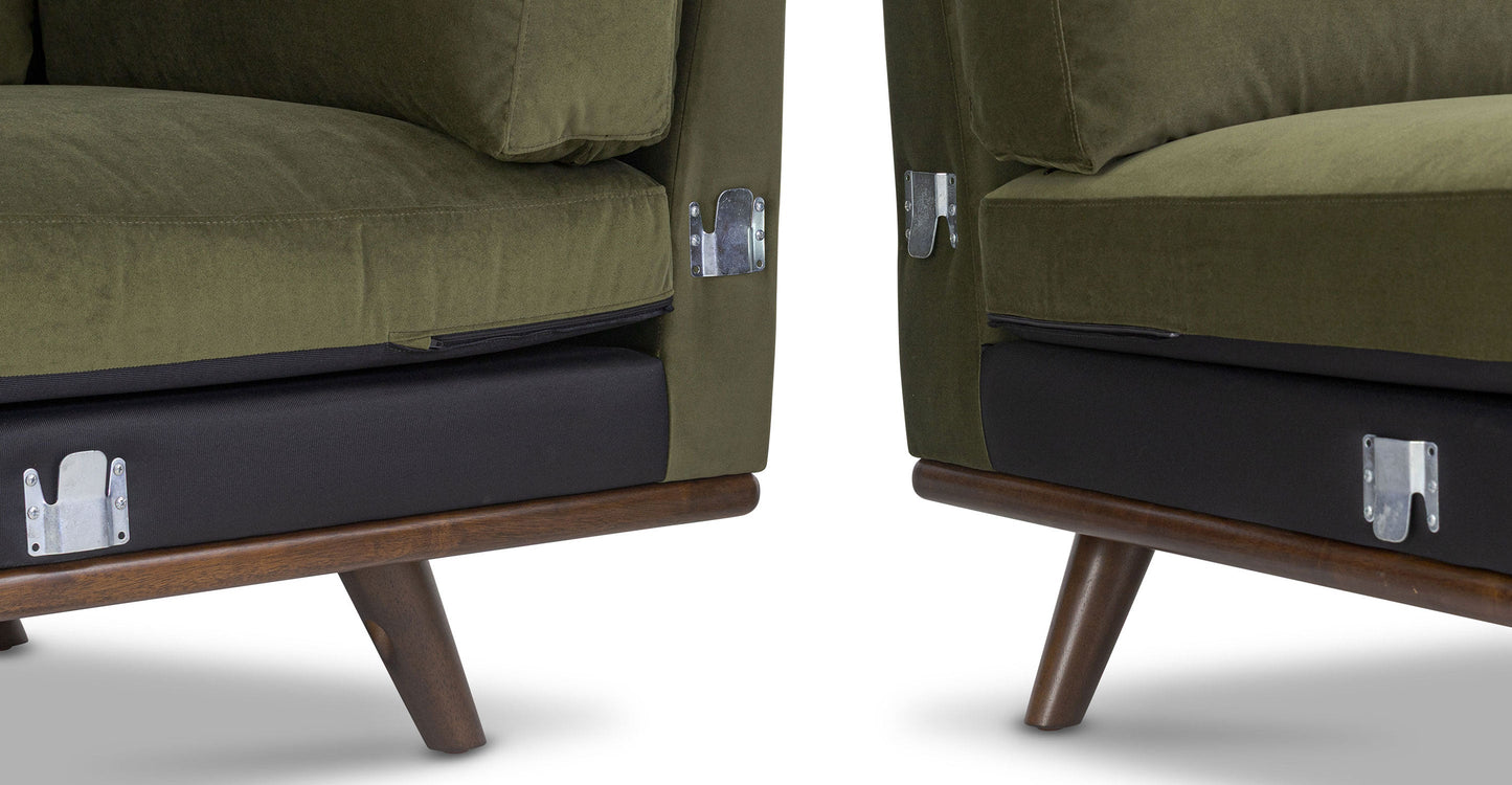 Divano angolare Cadiz Velvet