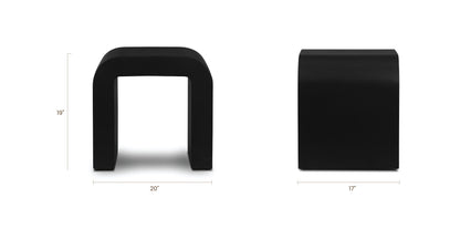 Tavolino laterale a ferro di cavallo di Napoli