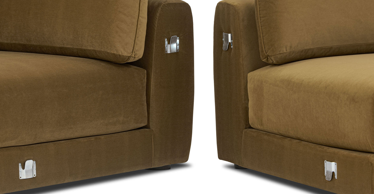 Divano angolare Marcel con seduta a sinistra