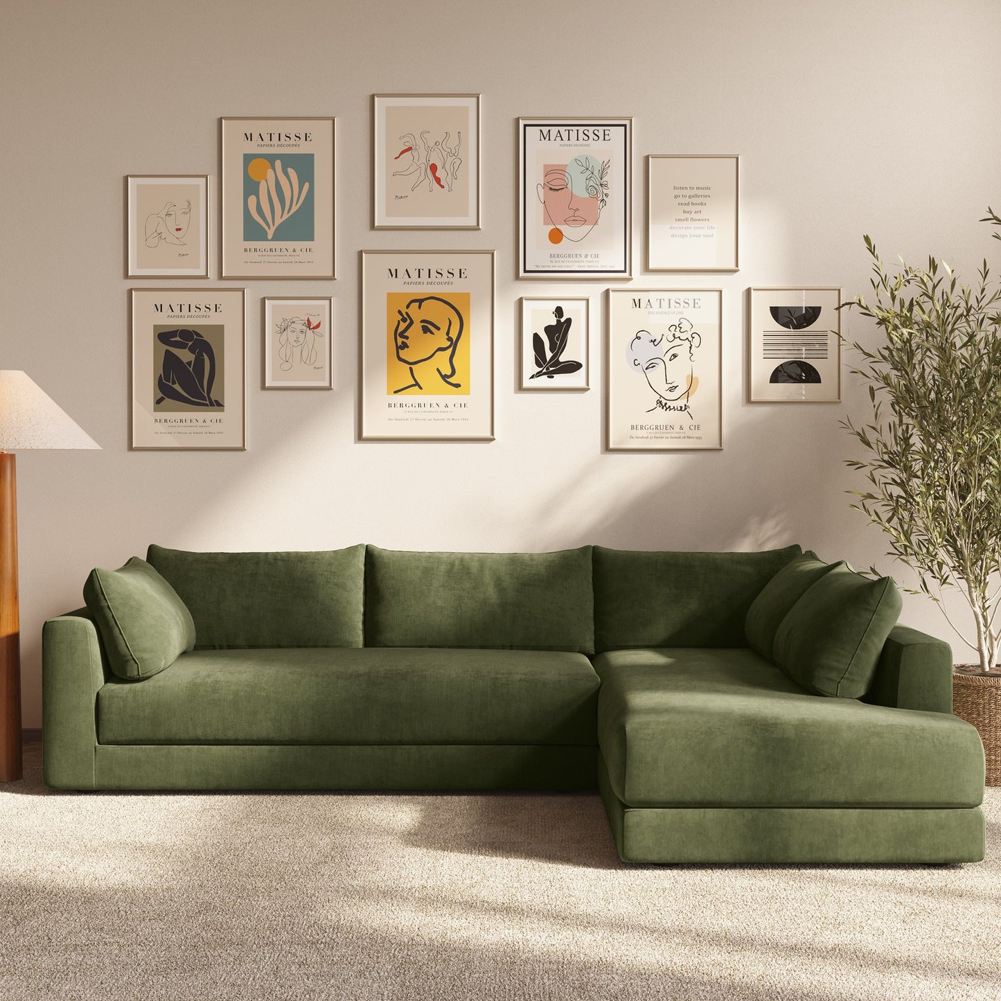 Divano angolare Marcel con vista a destra