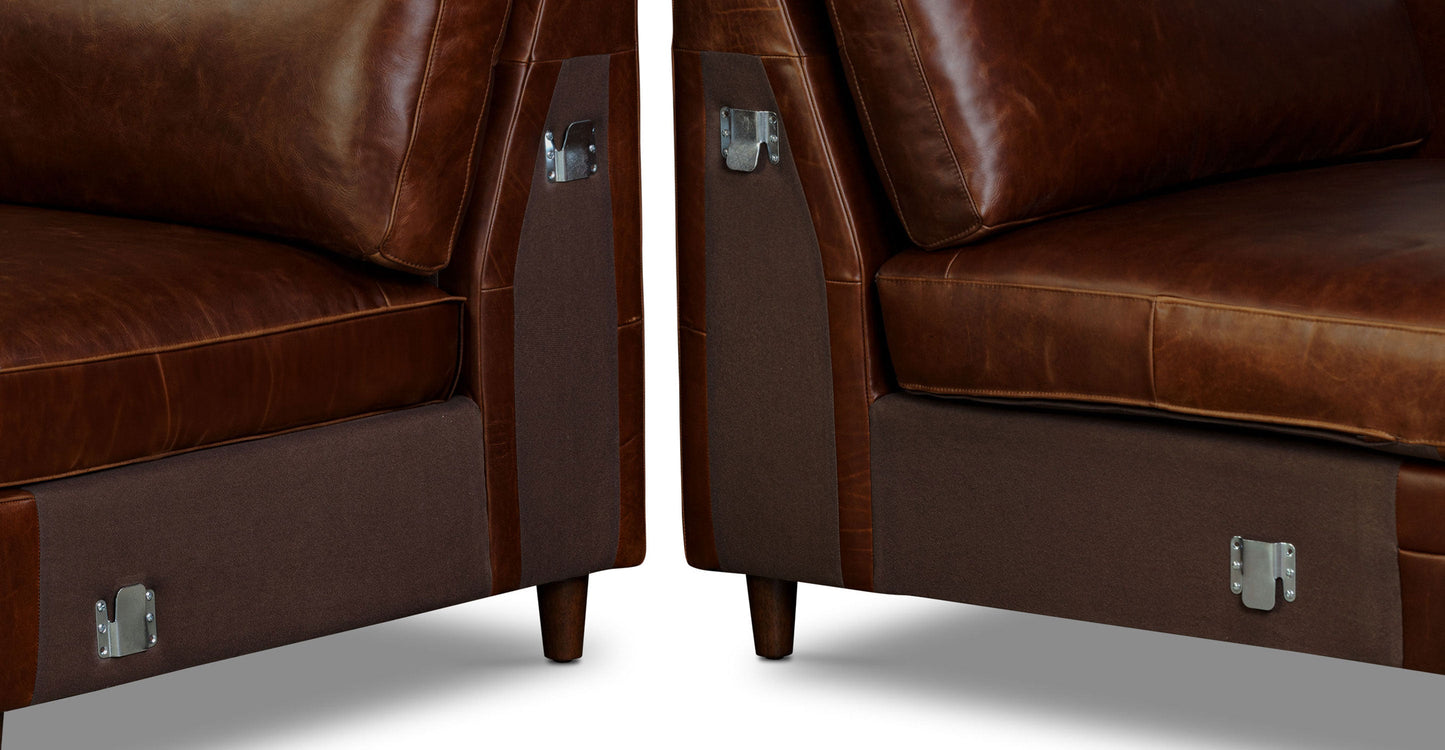 Divano letto estraibile Harper 113.5 rivolto a destra