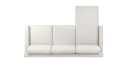 Divano componibile reversibile in tessuto ad alte prestazioni Zyon 105.5