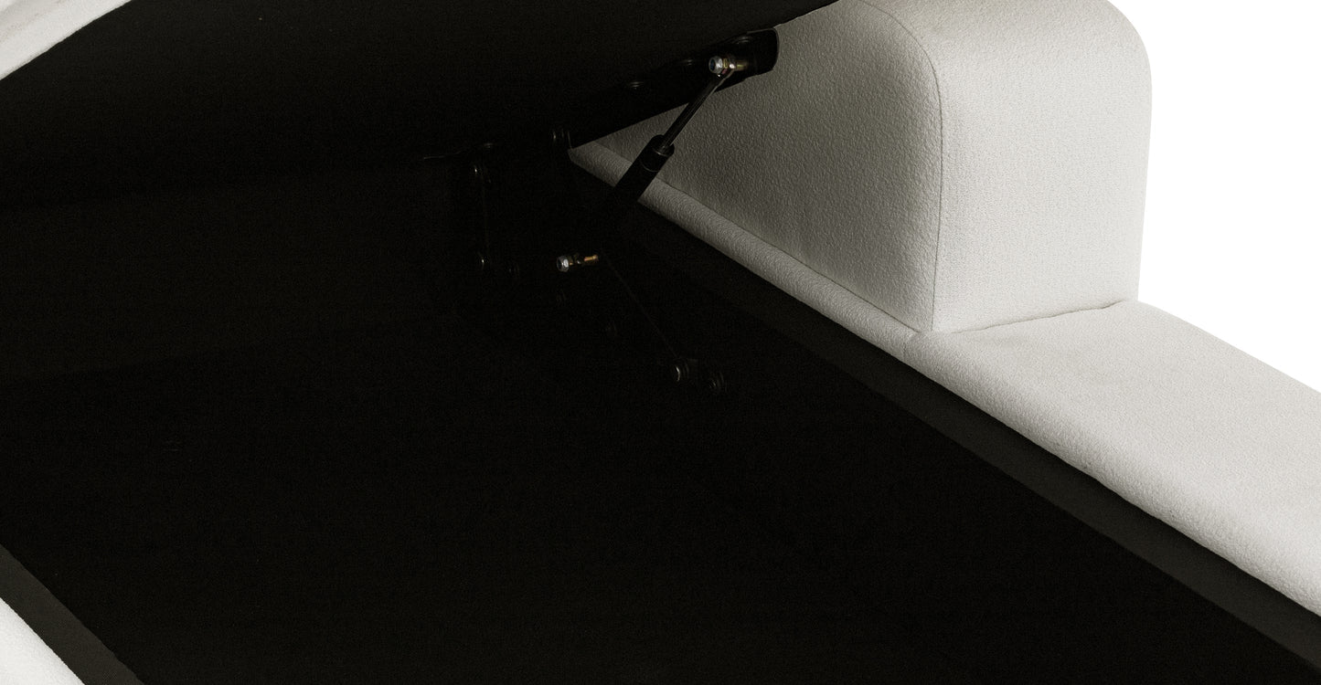 Divano componibile Cordoba con contenitore rivolto a destra