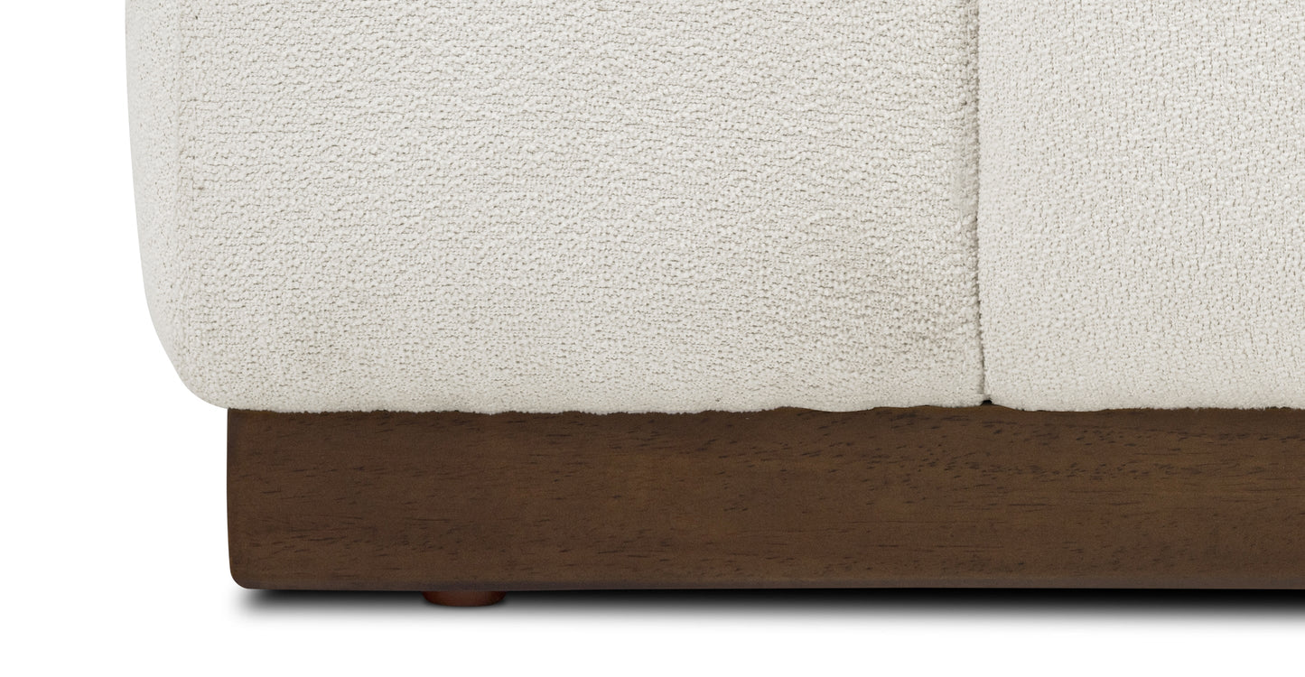 Divano componibile Cordoba con contenitore rivolto a destra