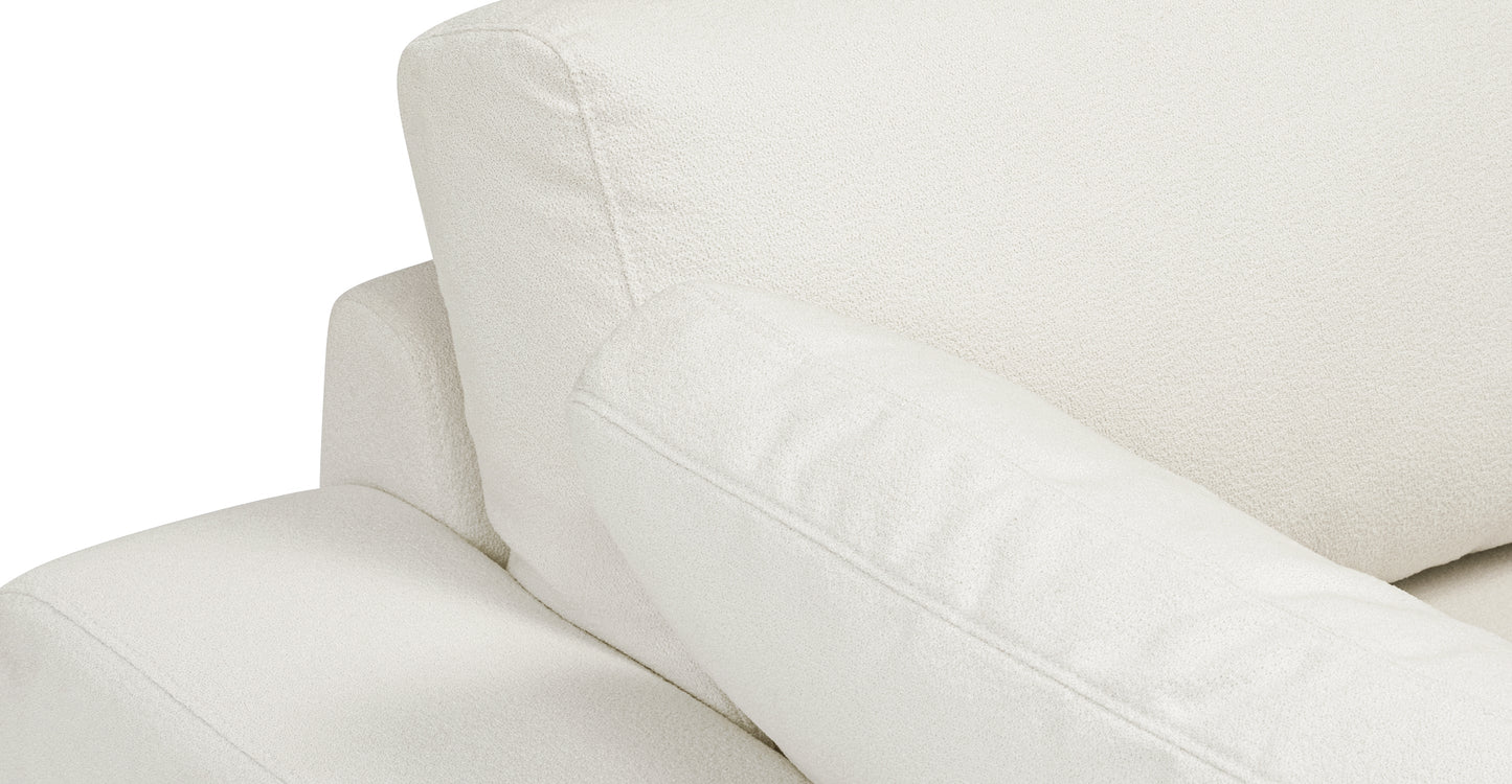 Divano componibile Cordoba con contenitore rivolto a destra