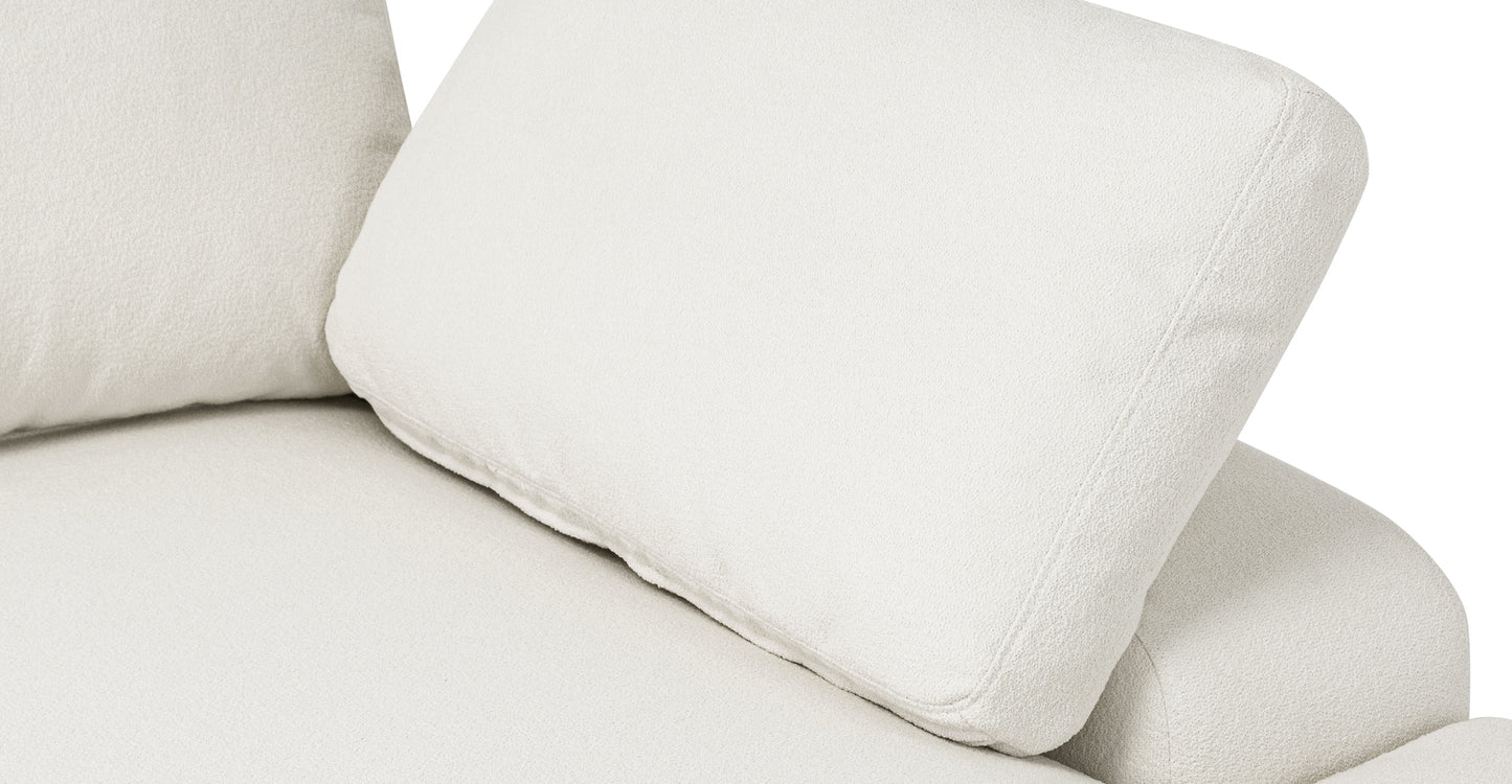 Divano componibile Cordoba con contenitore rivolto a destra