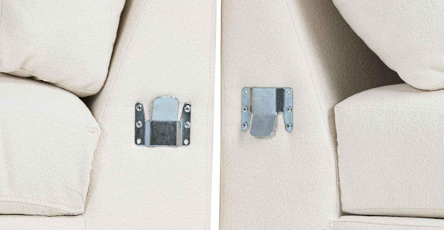 Divano componibile Cordoba con contenitore rivolto a sinistra