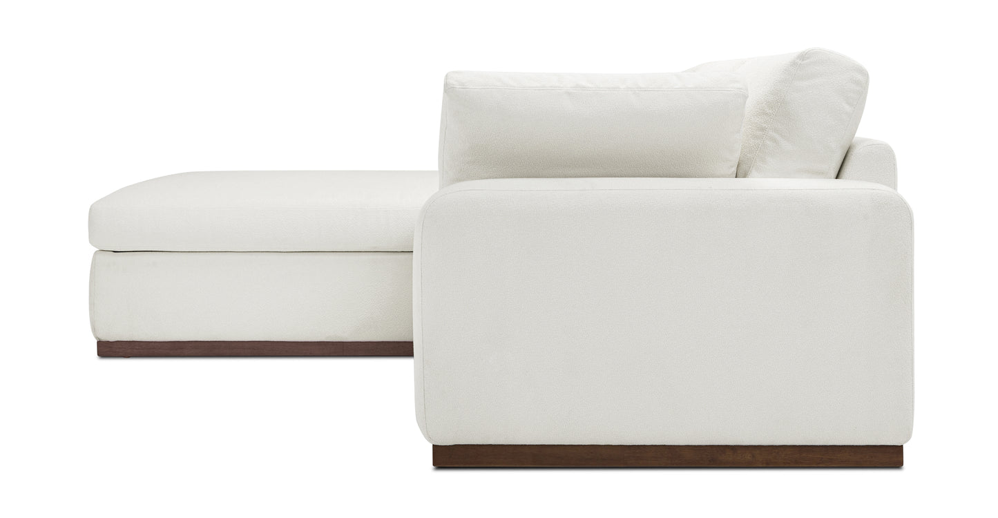 Divano componibile Cordoba con contenitore rivolto a sinistra