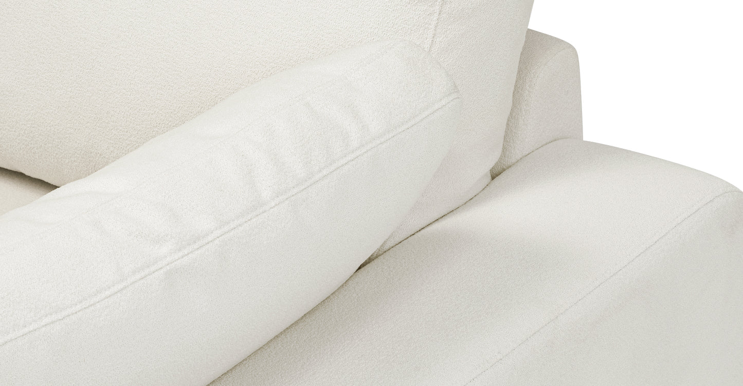 Divano componibile Cordoba con contenitore rivolto a sinistra