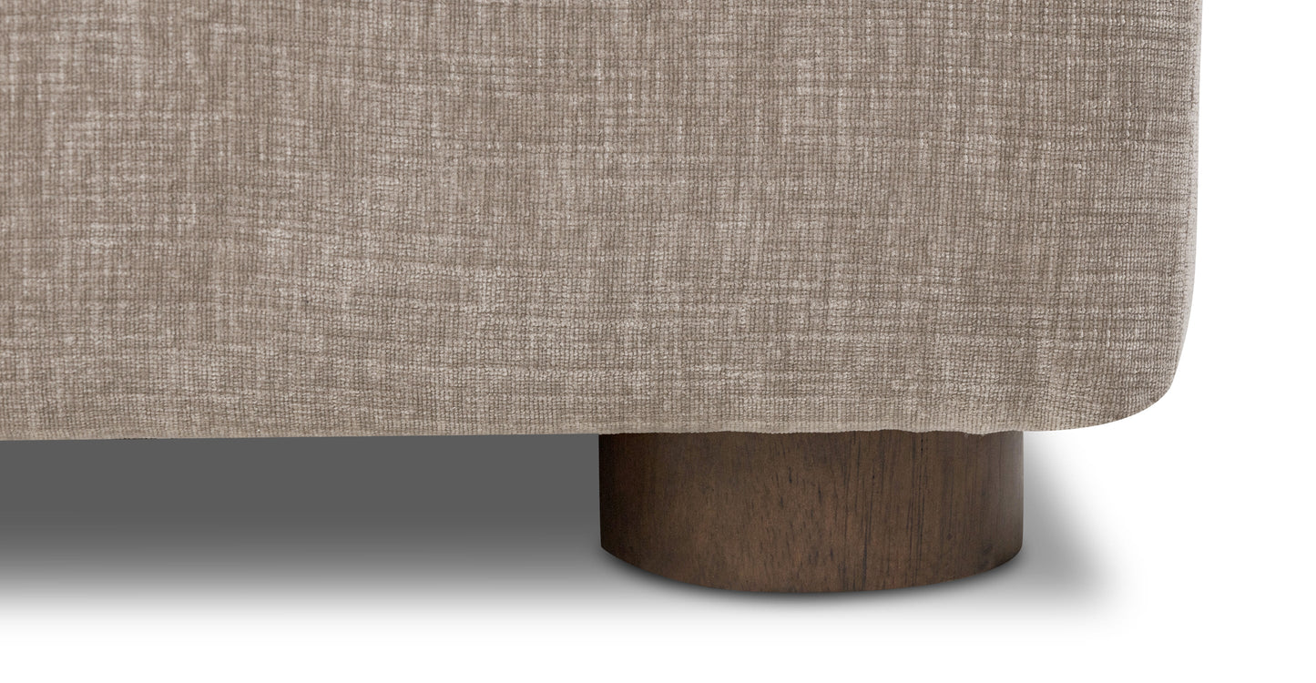 Divano componibile Milo con contenitore rivolto a sinistra