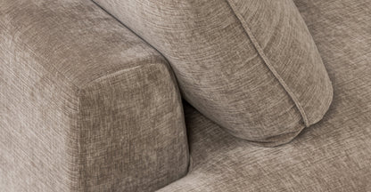 Divano componibile Milo con contenitore rivolto a destra