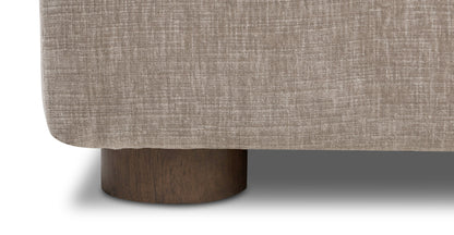 Divano componibile Milo con contenitore rivolto a destra