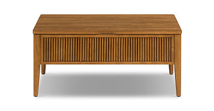 Tavolino da caffè contenitore con piano sollevabile Altira