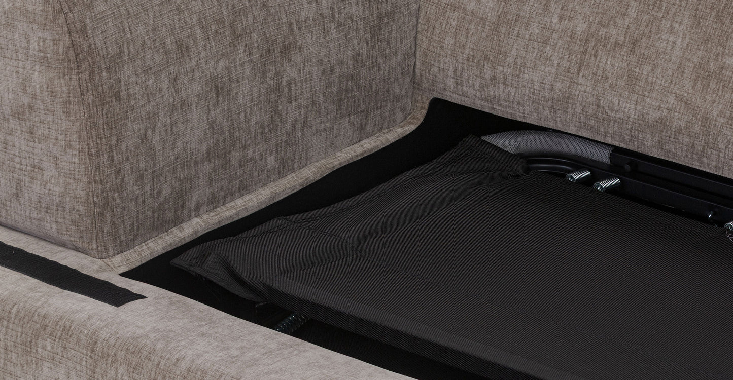 Divano letto componibile Milo rivolto a destra