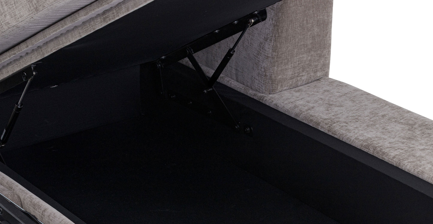 Divano letto componibile Milo rivolto a destra