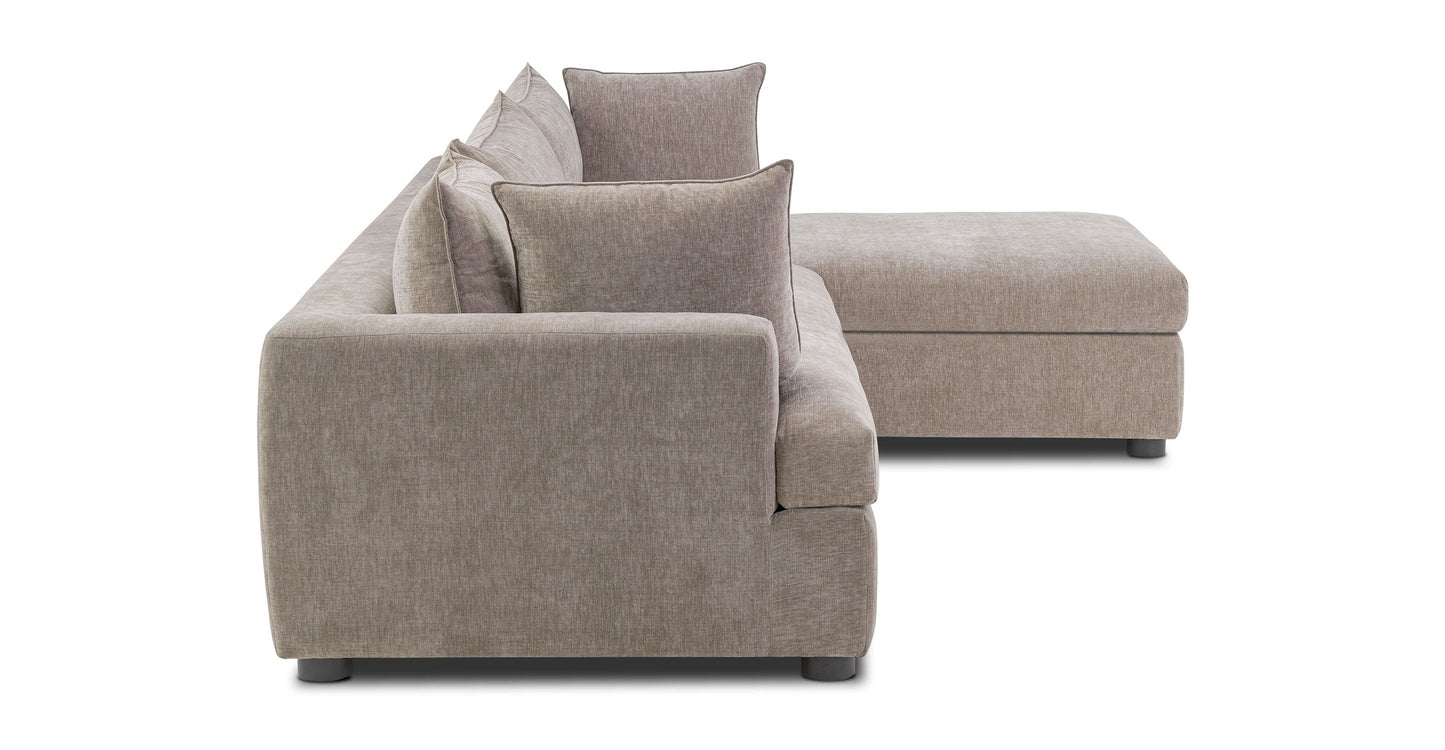 Divano letto componibile Milo rivolto a destra