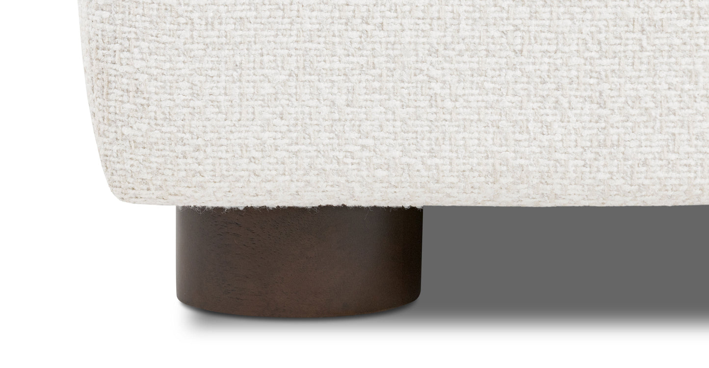 Divano componibile Pertuis 122 con paraurti rivolto a sinistra