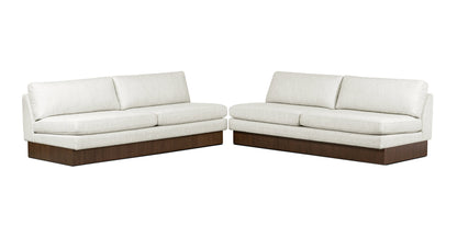 Divano modulare Cabra in frassino brillante